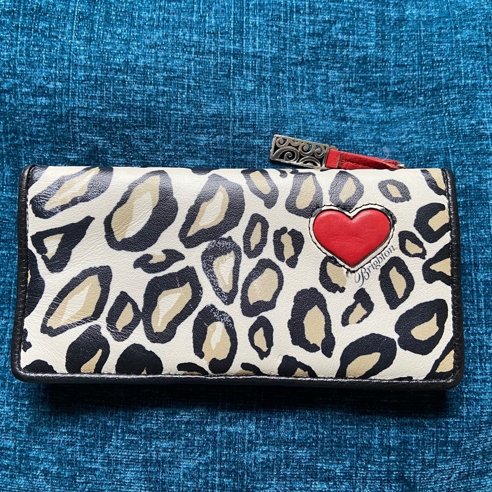 Brighton Leopard Print Wallet- Rare